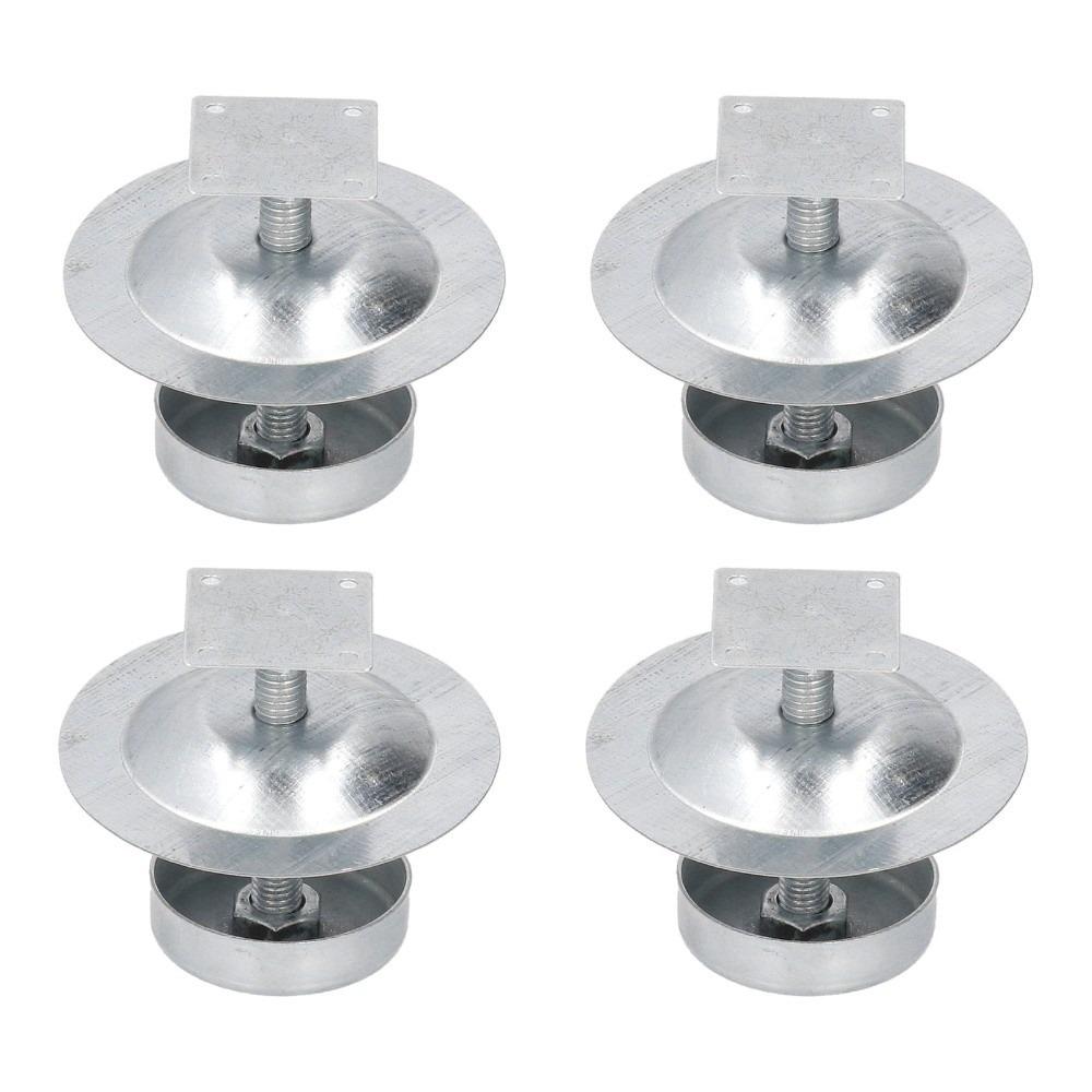 

4 Pcs Stainless Steel Beehive Feet Silver Beehive Base Rust-Proof Beehive Stand Garden Farm 4 Pcs