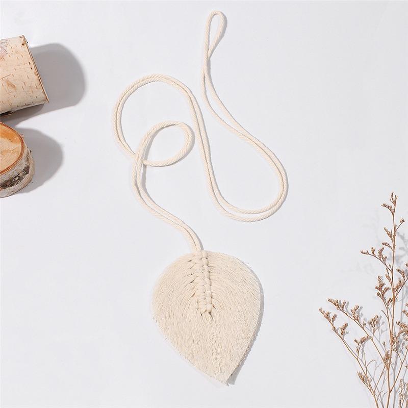 Curtain Tie Backs Hand Woven Cotton Tassel Curtain Straps Tie Decorative Accessories for Living Room Boho Decor