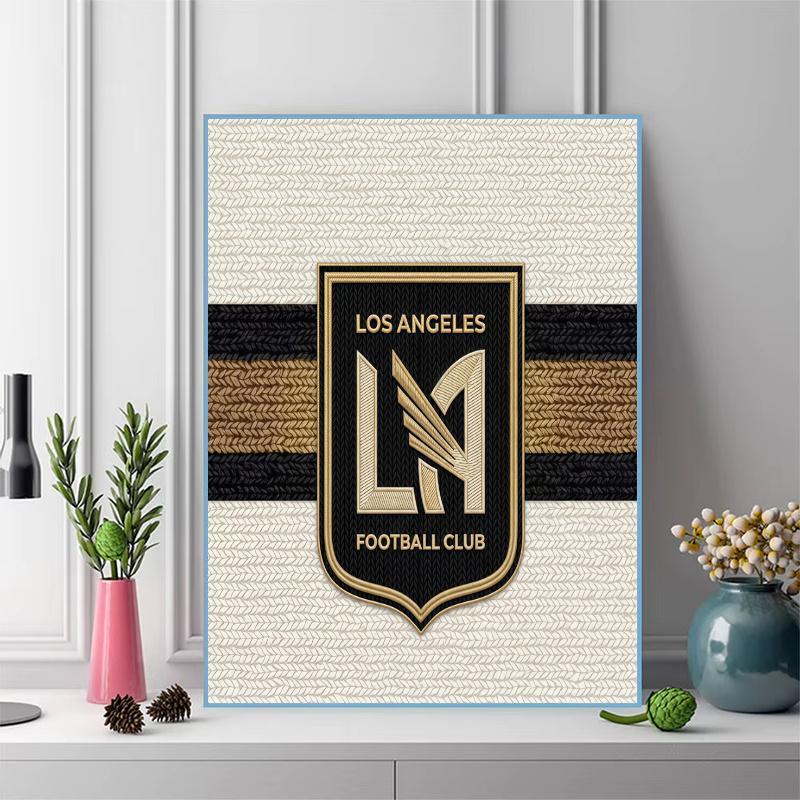 Los Angeles FC 100% Round Full Drill 5D DIY Diamond Painting Embroidery Cross Stitch Rhinestone Décor