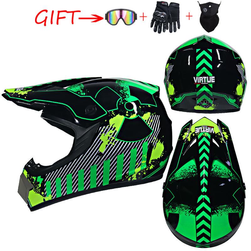 Off-road non-helmet motorcycle small off-road helmet racing lightweight mountain full-face helmet with goggles