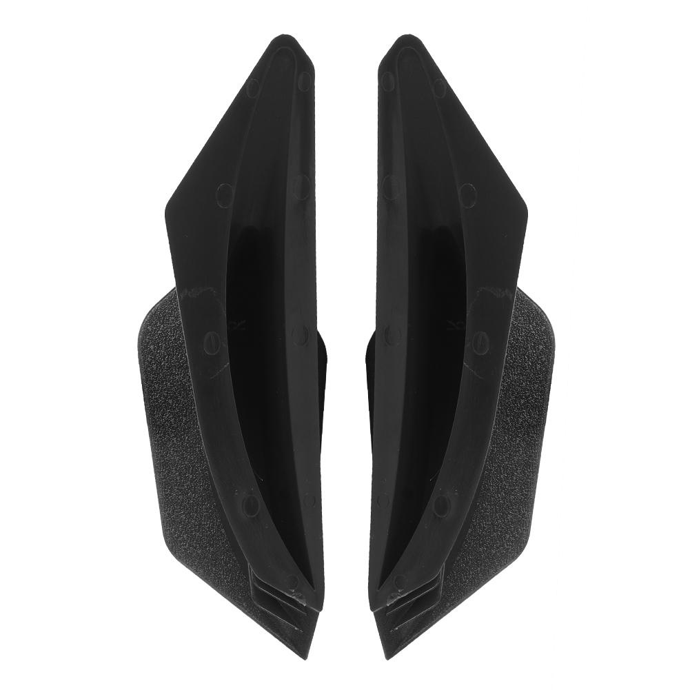 Motorcycle Aerodynamic Winglets Spoiler Wing Universal Modification AccessoryBlack