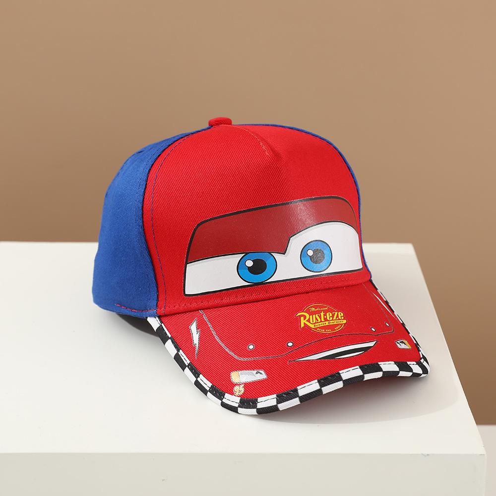 Hat Children'S Car Cartoon Baseball Cap Street Visor Spring And Autumn Boys And Girls Cap