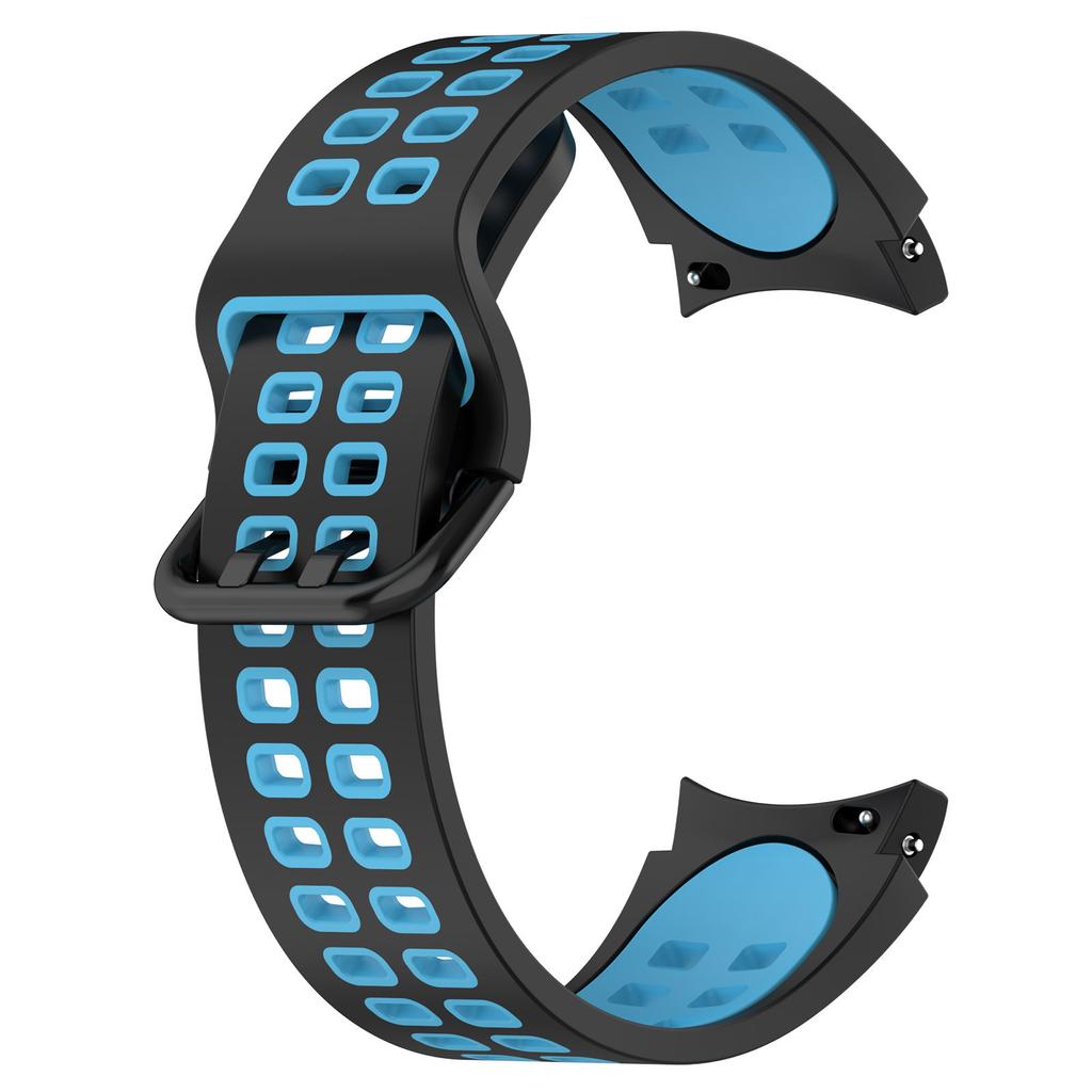 Two-color Silicone Strap for Samsung Galaxy Watch 7/6/Classic/5/4 44mm 40mm 47mm 43mm/5 Pro 45mm Bracelet Watchband Accessories