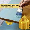 Mini Cone Painting Stands, 11-11 PCS Pyramid Canvas Support Holders, Tools for Painters & Woodworking Projects