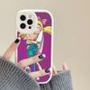Hey Arnolds Cartoon Phone Case Hard Leather For iPhone 14 13 12 Mini 11 14 Pro Max Xs X Xr 7 8 Plus Fundas
