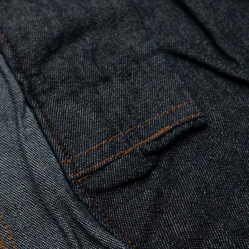 Washable denim kimono for women [KYOETSU] (M, black)