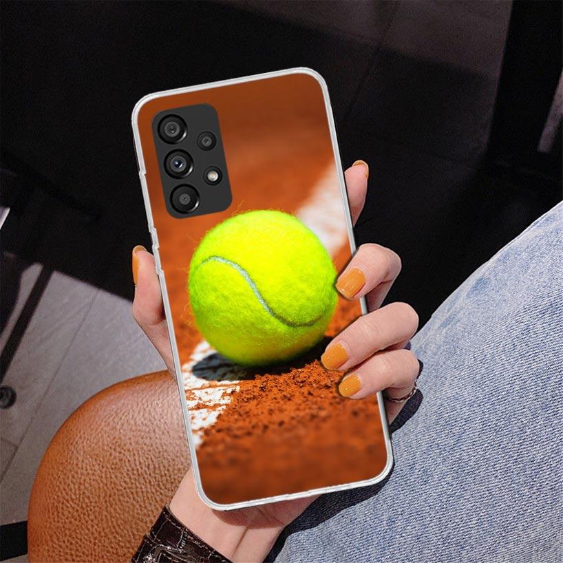 Tennis Sport Phnoe Case for Samsung Galaxy A17 A37 A57 A16 A26 A36 A56 A15 A14 A13 A55 A54 A53 A35 A34 A33 A25 A24 A23 A52 Galax