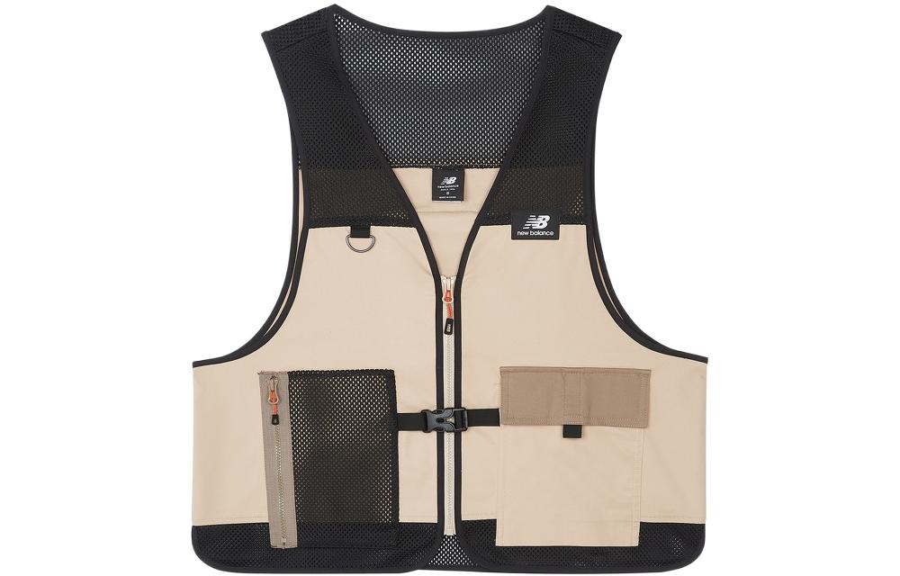 New Balance Vests Men s Khaki V Neck Moderate Workwear MV21500-MDY S