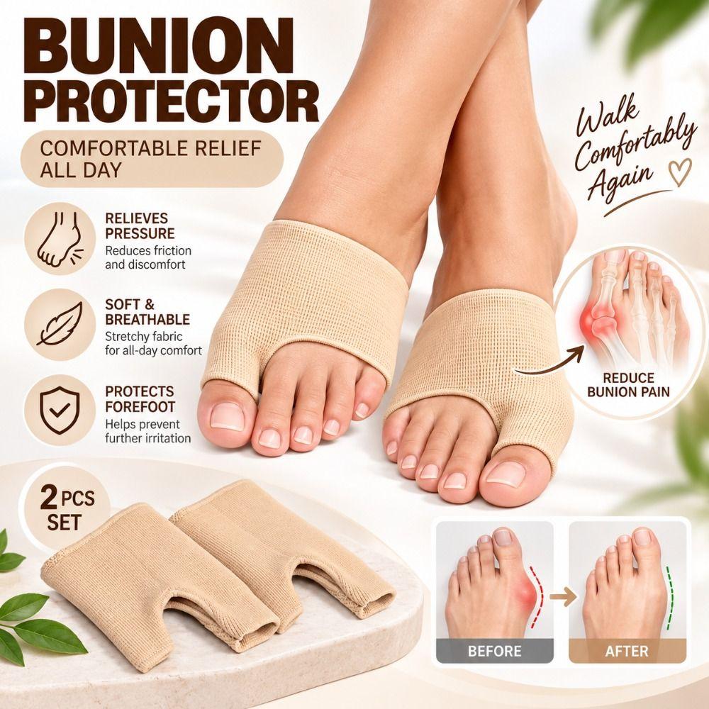 SEBS Bunion Protector Sleeve U-Shaped Metatarsal Pad New Forefoot Pad  Big Toe Little Toe