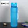 Tazza Acqua Sportiva Portatile Creativa in Plastica Opaca con Coperchio a Scatto Spazio Libero per Ragazzi e Ragazze