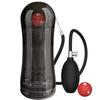 Crystal Clear 10-Mode Vibrating Airplane Cup Masturbator with Pressure Squeeze for Long-Lasting Pleasure