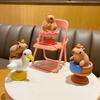 Capybara Car Decor Creative Spring Capybara Shaking Head Dashboard Figurine Ornament Car Interior Decoration