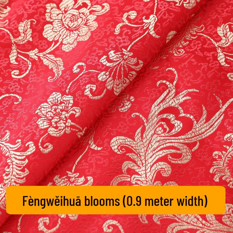 Bright Red Pure Cotton Fabric for Ceremonies: 3x3 Feet for Engagements, Weddings, Buddhist Altars, and Chinese Style Events