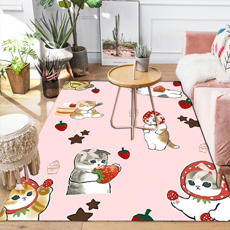 mofusand Rug Floor Mat for Living Room or Bedroom Soft and Comfortable Carpet a Gift for Birthday and Holiday.DFDT261018118