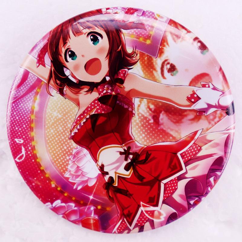 The Idolmaster Million Live Anime Game Tin Badge белый