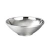 ZISIZ 304 Stainless Steel Double-Layer Conical Bowl