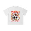 260 GSM Doppelgarn 32er Zählung 100% Baumwolle Dandadan V12 Turbo Oma Print Unisex Schweres Baumwoll-T-Shirt