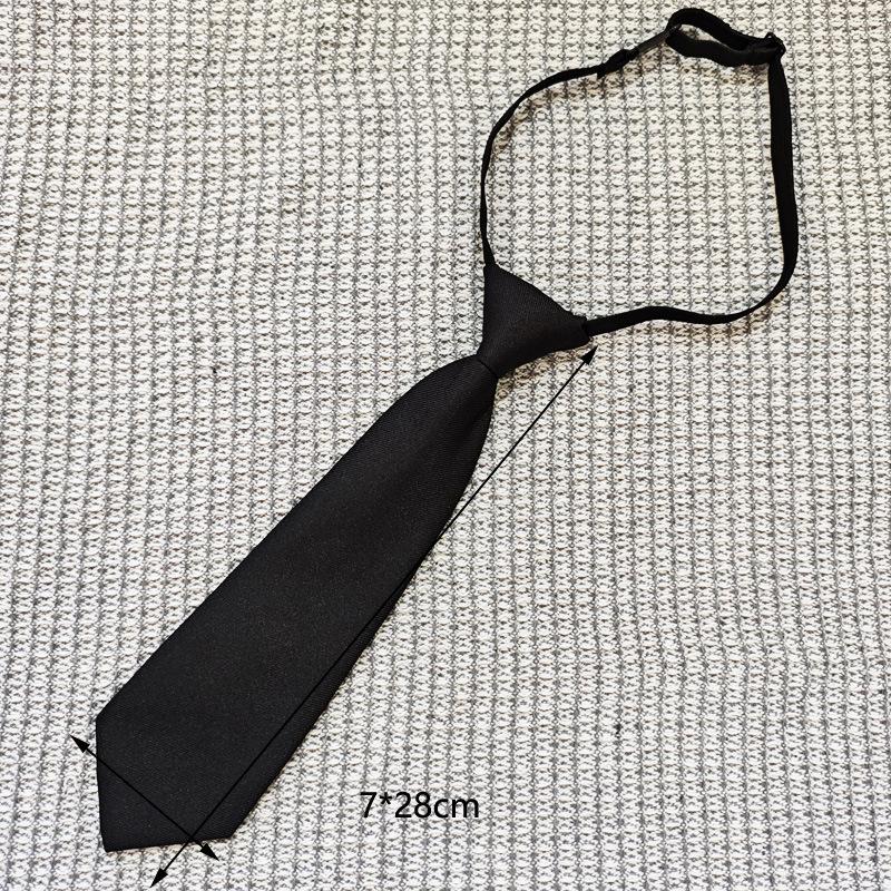 Bambini Piccoli e Bambini Grandi Adulti Unisex Studenti Maschi e Femmine Twill Nero Cravatta Lunga e Corta Oggetti di Scena per Performance Fotografiche