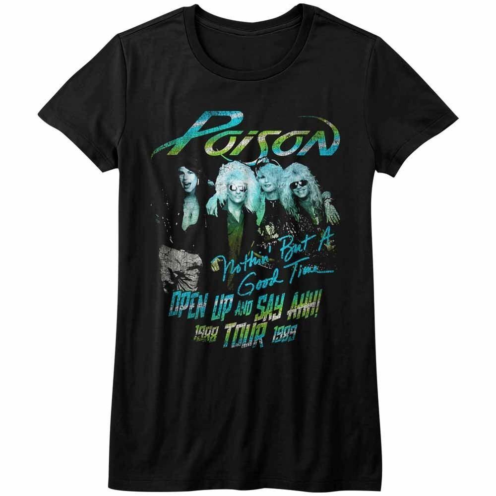 Ladies Poison Tour T-shirt Tops Tees Men's Women's Unisex Music T-shirt Tops Tees Men's Women's Unisex