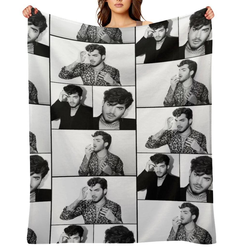 Stunning Adam Lambert Throw Blanket Cute Beach Polar Blankets Sofas Of Decoration Blankets