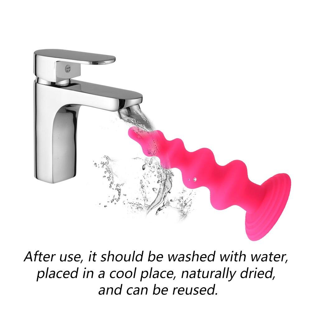 Silicone Anal Dildo Prostate Massager Strong Suction Cup Butt Plug Prostate Stimulators