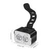 USB Rechargeable Bike Light Set IPX6 Waterproof Bike Front Headlight Rear  Light Outdoor Cycling Safety Flashlight for