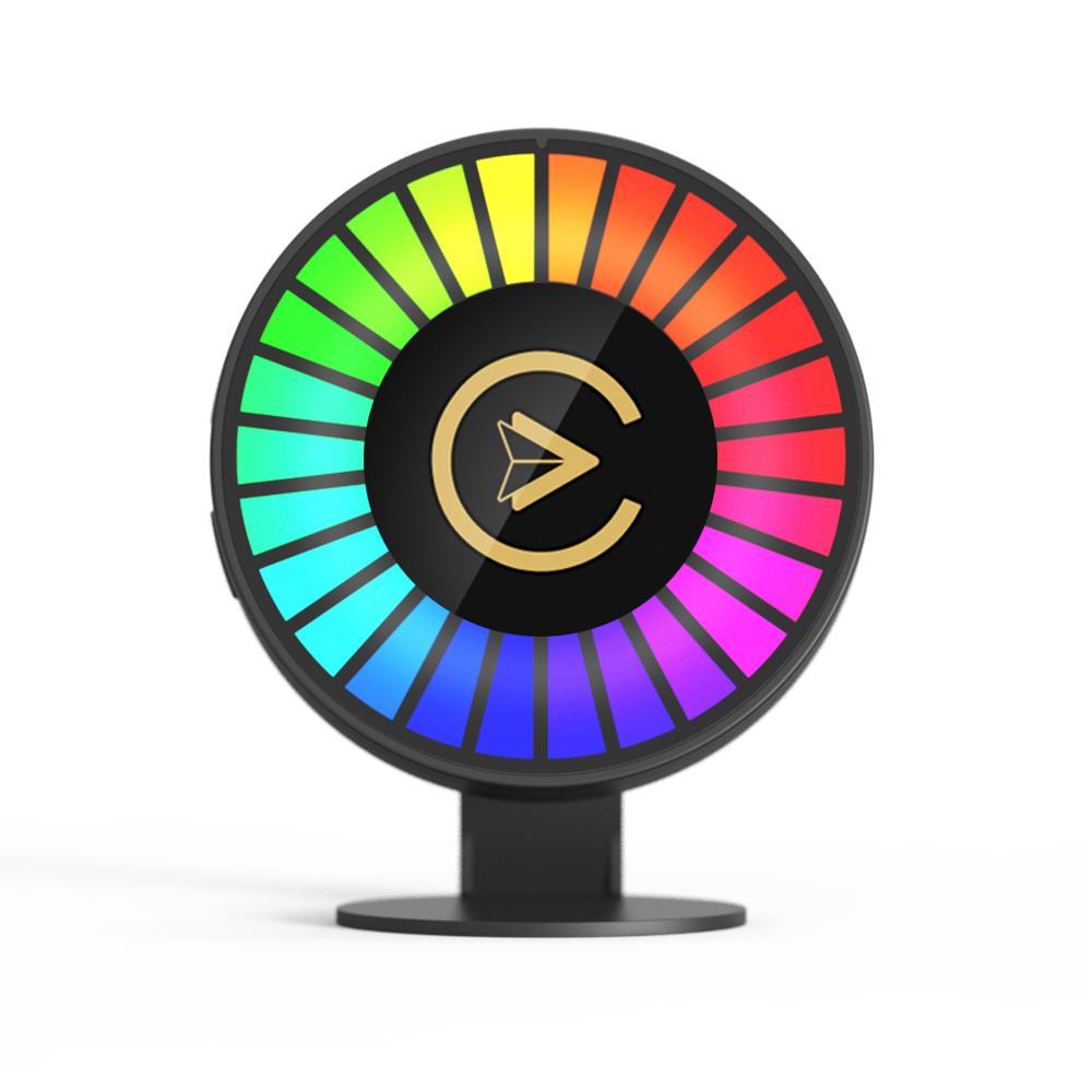 3-in-1 Wireless Carplay Android Auto Adapter Plug and Play Car Aromatherapy withCar Smart APP Control RGB Music Lamp  Rechargeable for Car Air Outlet