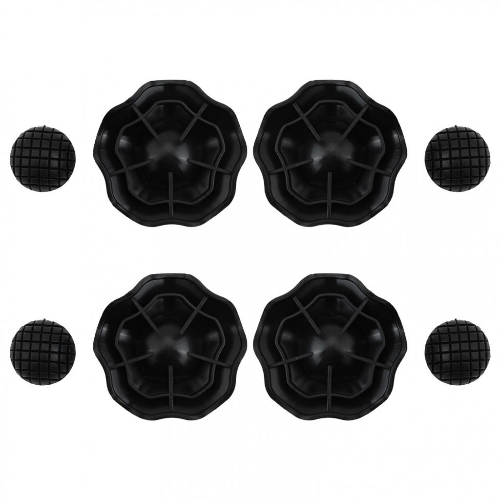 Conjunto de 4 Protetores de Pé de Cadeira Antiderrapantes e Resistentes ao Desgaste para Acampamento ao Ar Livre