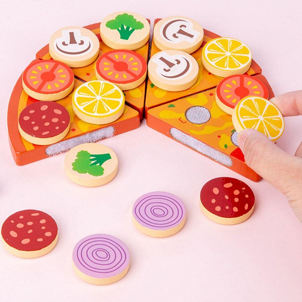 Cartoon Pizza Simulation Pizza Oven Toys Multicolor Playing Kitchen Toys  Game