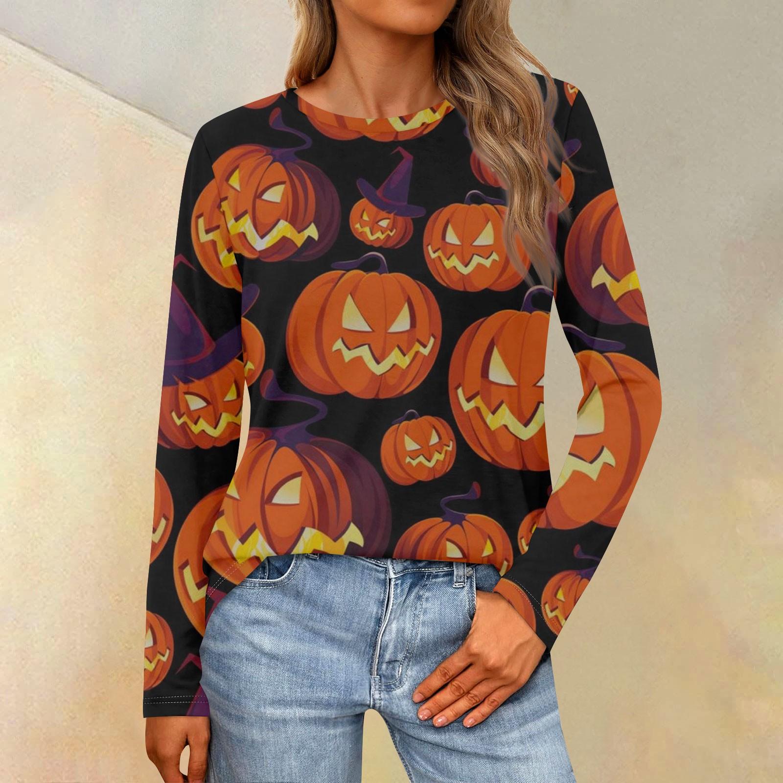 

Женская свободная повседневная повседневная футболка с длинным рукавом и круглым вырезом, сплошной цвет, топ XL