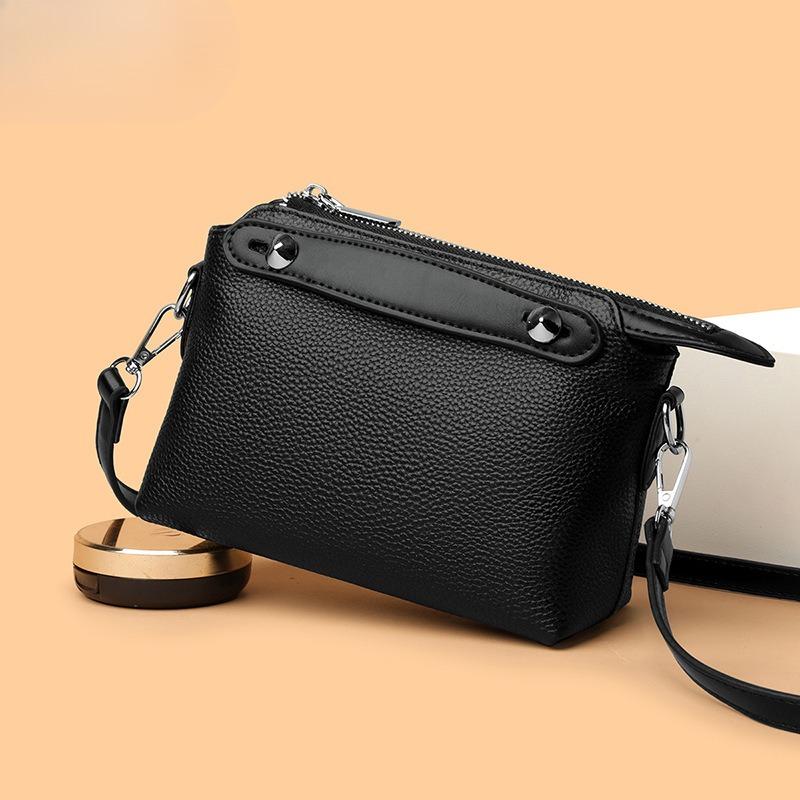 Genuine Leather Women's Bag Fashionable Casual Large Capacity Handbag Single-shoulder Crossbody Bag