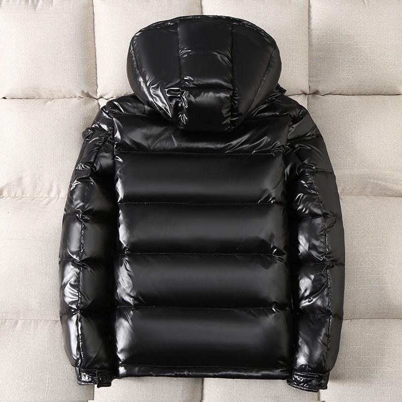 2024 Trendy Off-Season Shiny Down Jacket - Unisex, Thickened Short Design