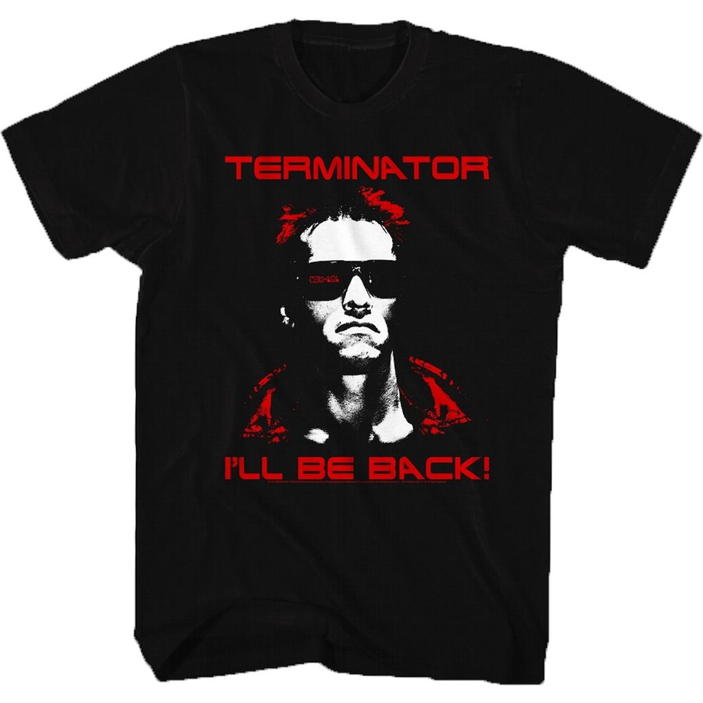 1984 Hollywood Classic Movie Joint Terminator The Terminator Male Schwarzenegger Retro Tshirt Comfortable and Breathable Y2K