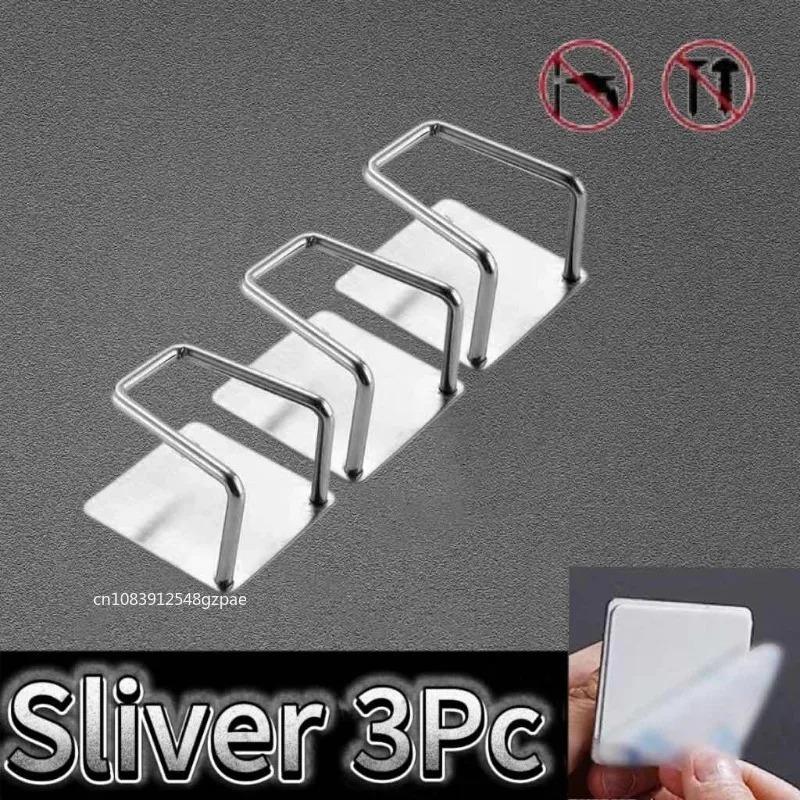 1/2/3/5/6pcs Sponge holder Sink Sponges Drain Drying Rack Self Adhesive Wall Hooks Wire Ball Kitchen Organizer bathroom Storage