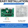 OEM 7330G3351 RV Thermostat Compatible With Coleman Mach Series, 6-Wire Single Stage Heating/Cooling Control Unit For RV AC Systems,12V DC, Bar