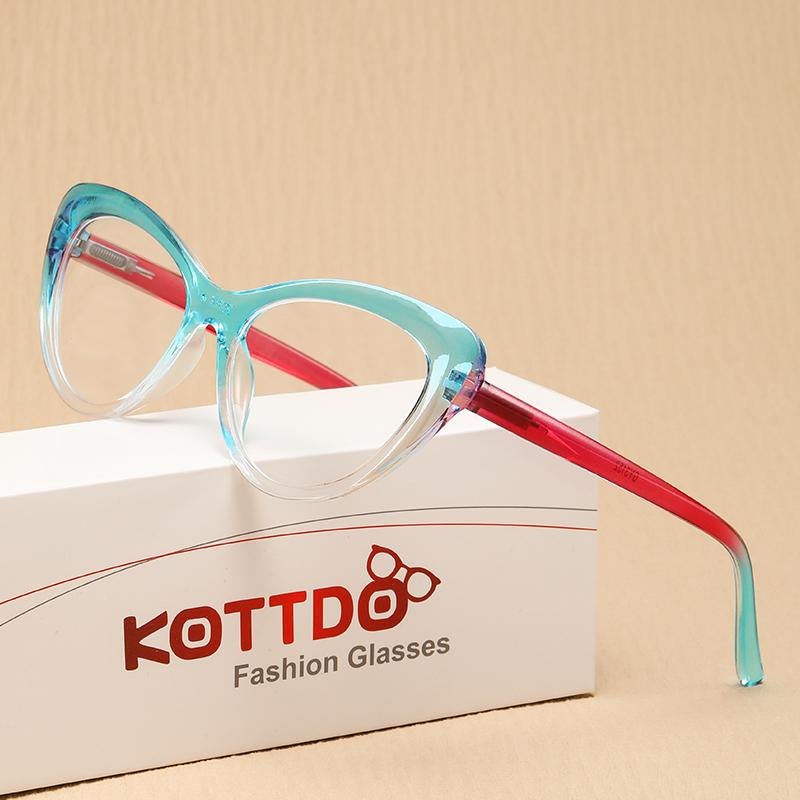New Reading Glasses Trendy Cat Eye Glasses Man Women Retro Business Eyeglasses Frame Fashion Anti Blue Light Eyewear +1.0 +4.0