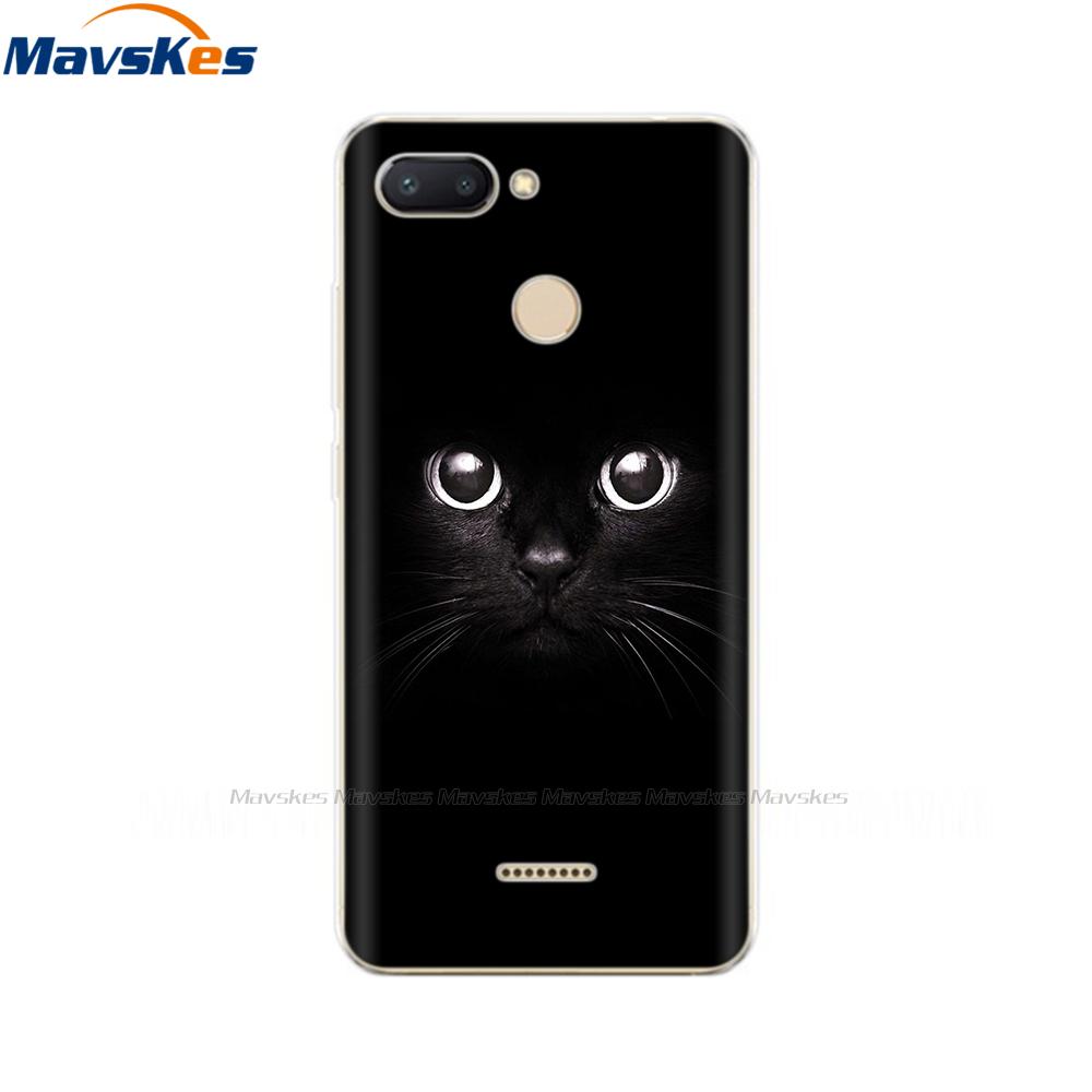 Silicone Cover for Xiaomi Redmi 6 Case Full Protection Soft Tpu Back Cover Phone Case for Xiaomi Redmi 6 Redmi6 Bumper Coque Bag