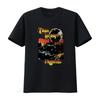 Vintage Thin Lizzy Nightlife Design Zwaar Katoen Zwart T-shirt voor Alle Maten vintage Gewassen Unisex Zacht Comfortabel Ademend