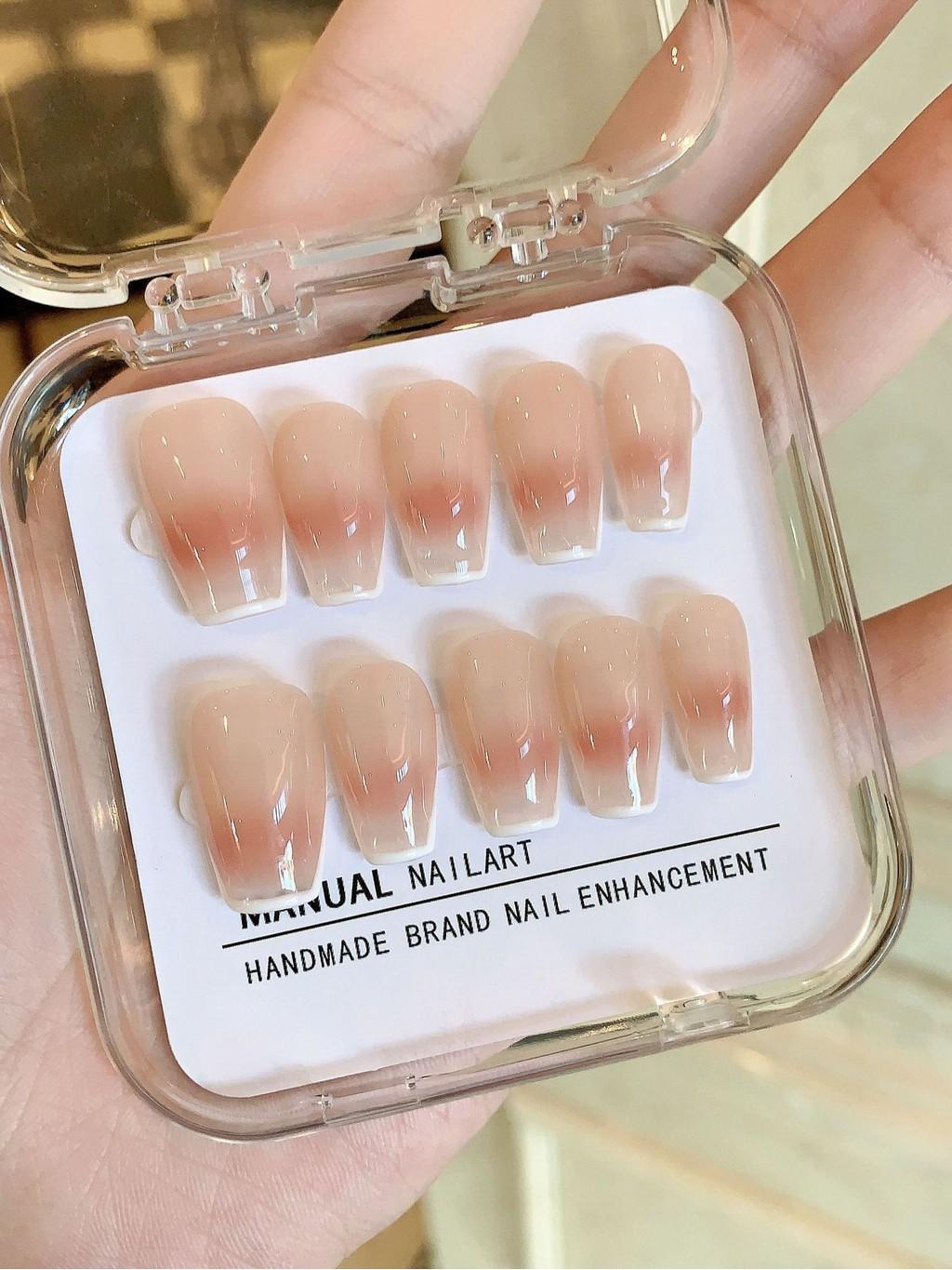 

Ручная работа Носимый Ногтевой Мода Повседневный Простой Изысканный Классический Ногтевой Стиль Патч L