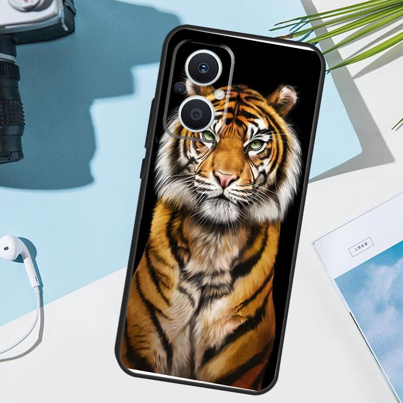 Animal Tiger Art Cover For OPPO Reno 14 F 13F 12F 11F 10 11 12 13 Pro 7 8 Lite OPPO Find X9 X5 X6 X8 Pro Case