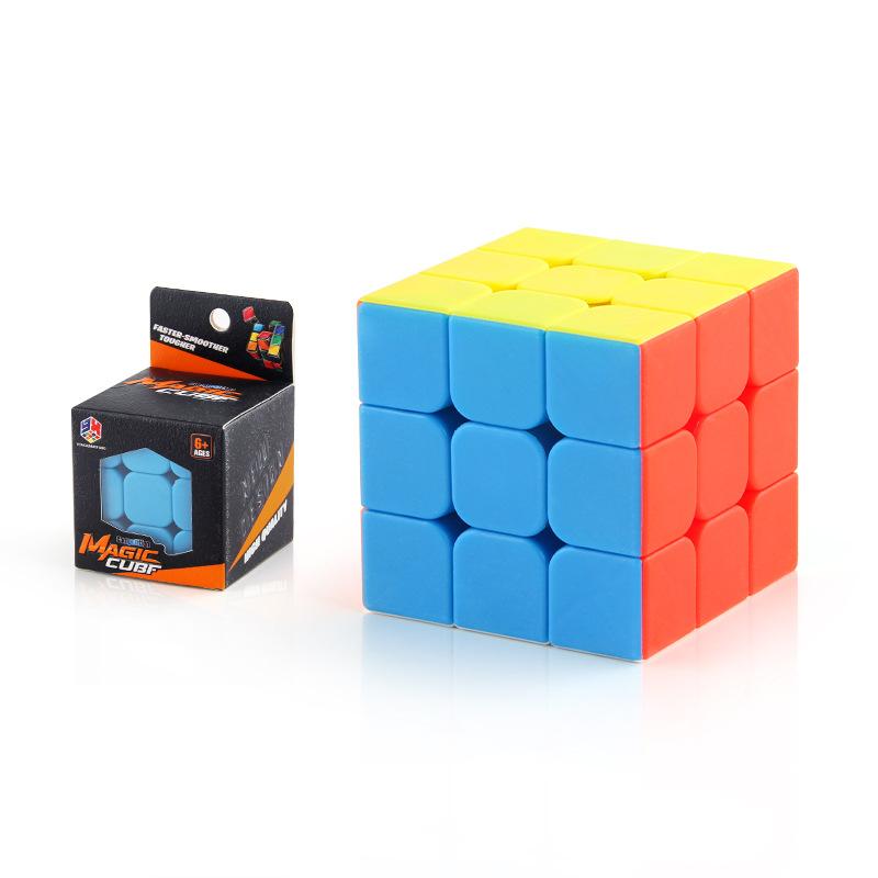 Color Three Assorted Layered Magic Cube Including Macaron Styles For Engaging And Fun Challenges Puzzle