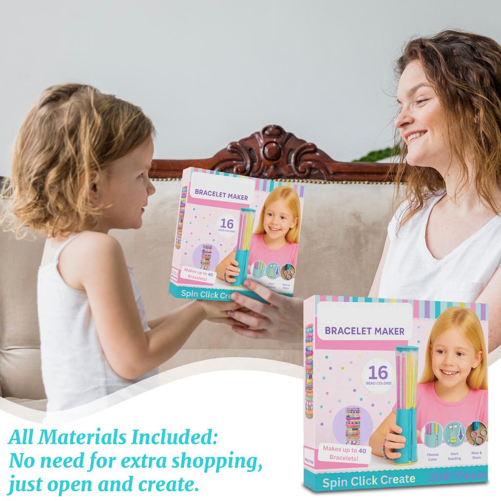 Bracelet Maker Kit – Auto Beading Tool With For Girls Kids Jewelry Craft