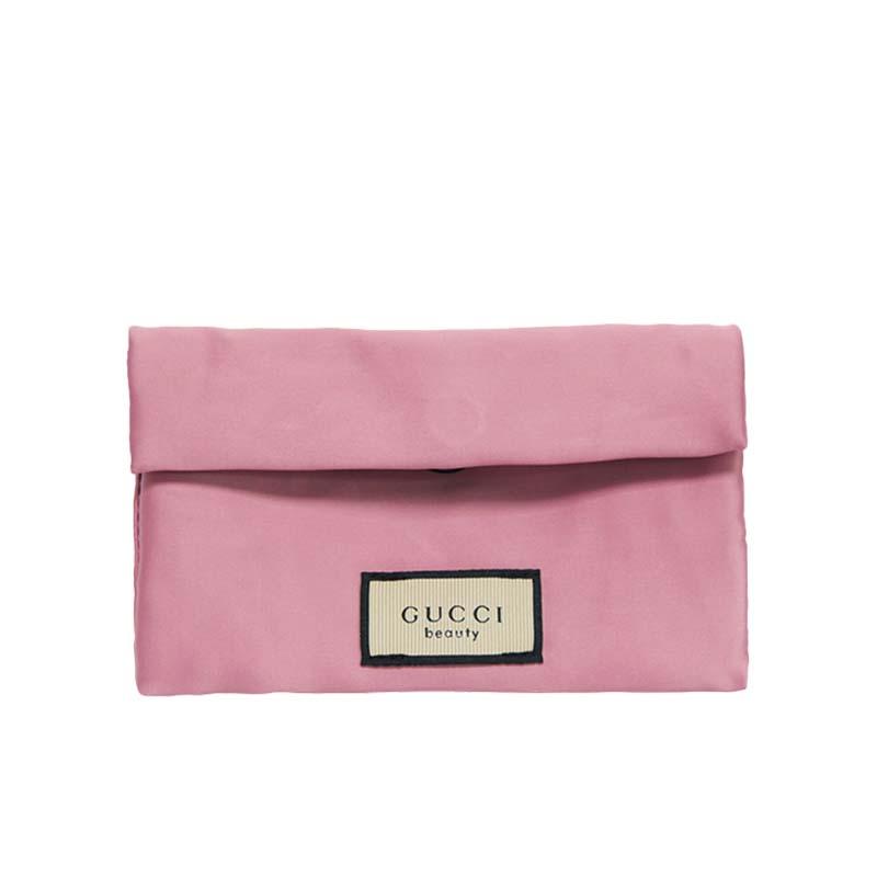 Gucci Qimeng Gardenia Comb + Pink Floral Cosmetic Bag Portable