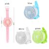 Portable Watch Small Fan Mini Wrist Electric Fan Cute Wristband Fan  Birthday Parties