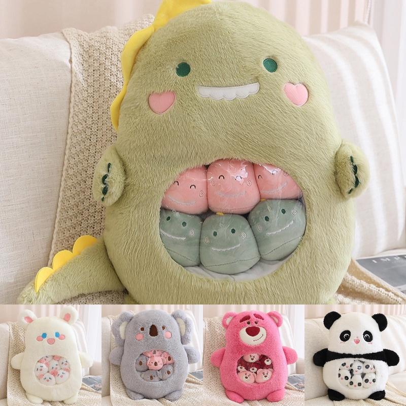 Cute Short Plush Cartoon Snack Pillow Stuffed Animal Toy For Kids Girls Birthday Gift 50x40cm