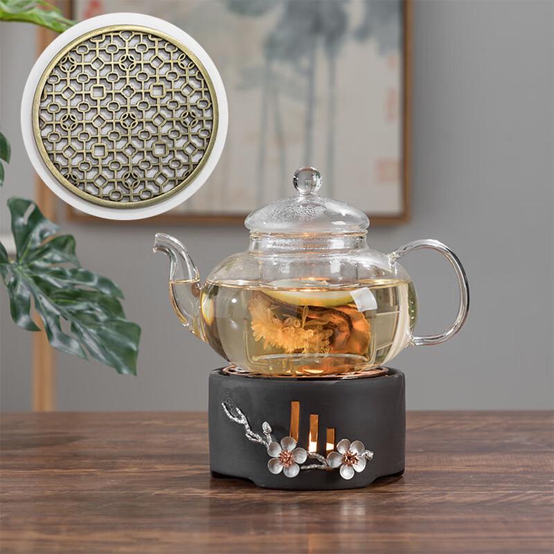 

Керамический подогреватель чая Shangqi со стеклянным чайником