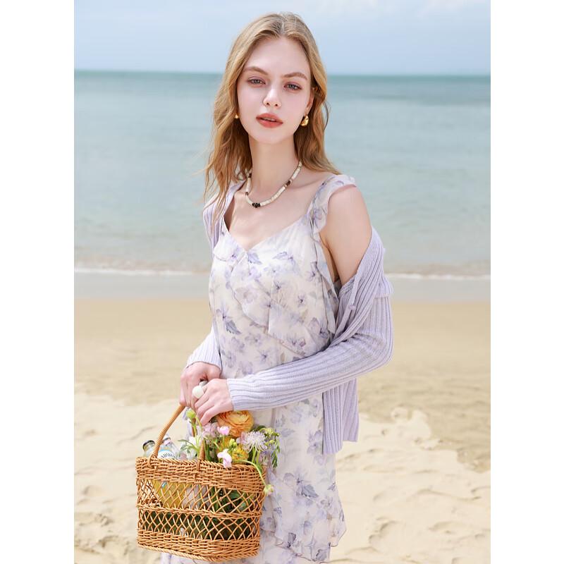 

Sancai 2025 Летний кардиган из легкого трикотажа с V-образным вырезом Starlight S (155/80A)