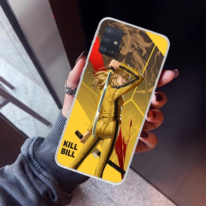 Kill Bill Phone Case For Samsung Galaxy A52 A51 A50S A32 A22 A12 A02S A72 A71 A31 A70 A30S Note 20 Ultra 10 Plus S10 Galaxy A52