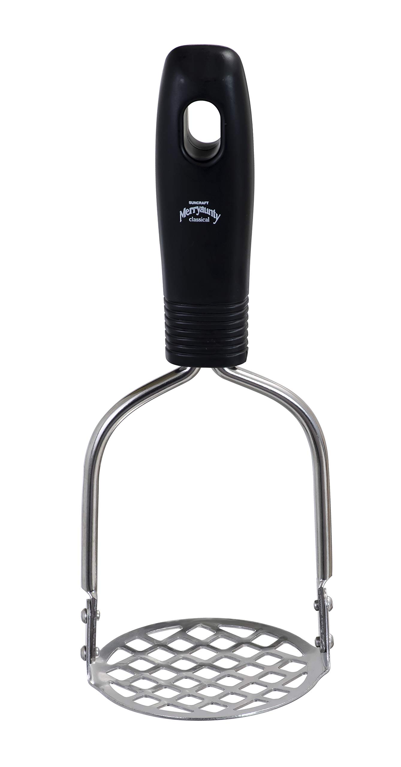 Suncraft Potato Stainless Made in Merianti Masher, Steel, Japan, MA-34 чёрный