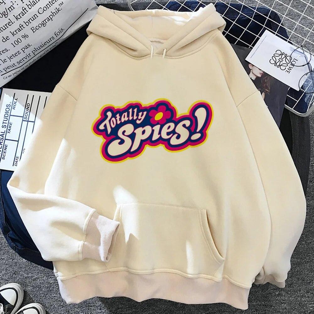 

Толстовки с капюшоном Totally Spies, женский свитер в стиле аниме, одежда в стиле Харадзюку, капюшон унисекс